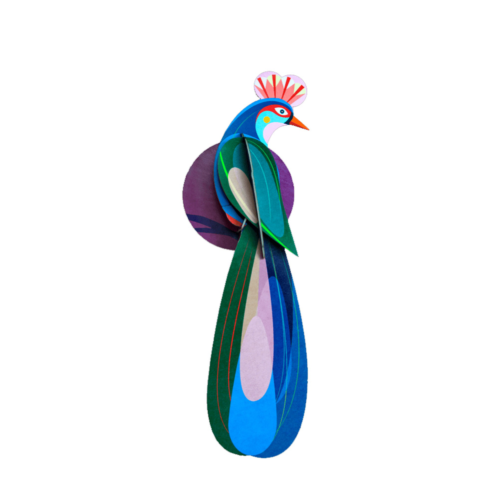 paradise-birds-banda1.jpg Paradise Bird Banda - 3D Wall Decoration - Studio ROOF - Image 1