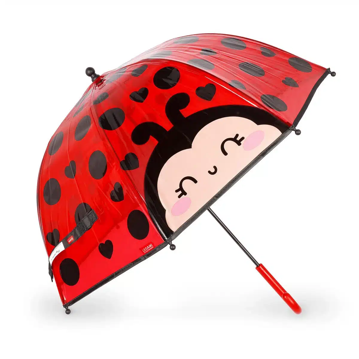 KUM0007_1 Ladybug Kids' Umbrella - Dancin’ in the Rain - Image 1