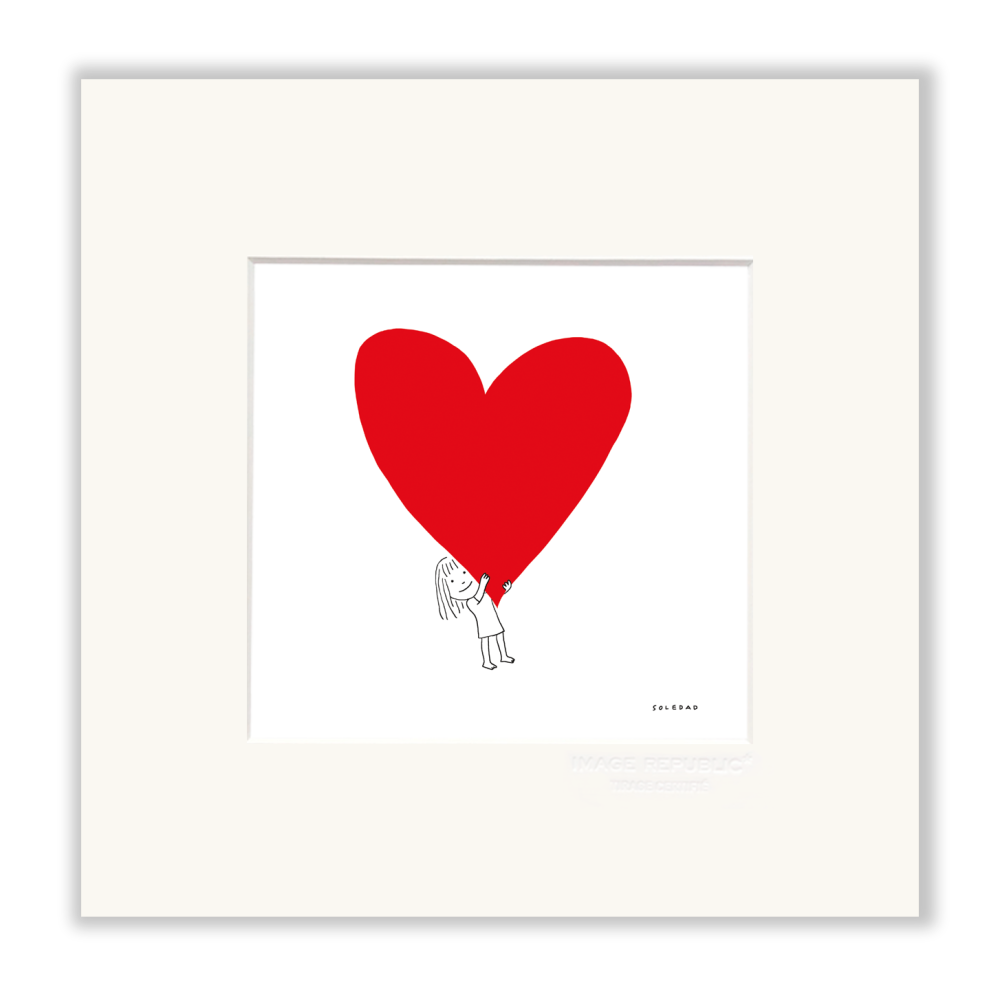 fille-coeur Fille Coeur - Soledad - Image Republic - 22 x 22 cm - Image 1